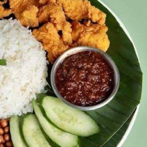 Nasi Lemak Chicken Popcorn